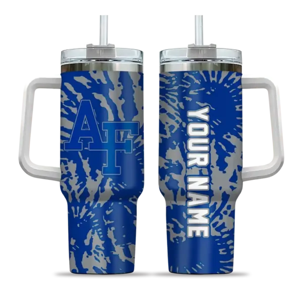 custom air force falcons burst swirl blue curved tumbler best selling.webp