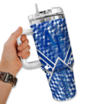 custom air force falcons chevron angle blue curved tumbler best selling.webp