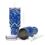 custom air force falcons chevron angle blue curved tumbler best selling.webp