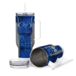 custom air force falcons hexagon armor blue curved tumbler best selling.webp