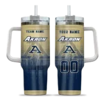 custom akron zips gradient dots blue curved tumbler best selling.webp