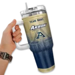 custom akron zips gradient dots blue curved tumbler best selling.webp