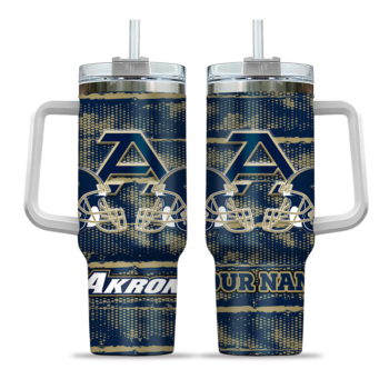 custom akron zips honey streaks blue curved tumbler best selling.webp