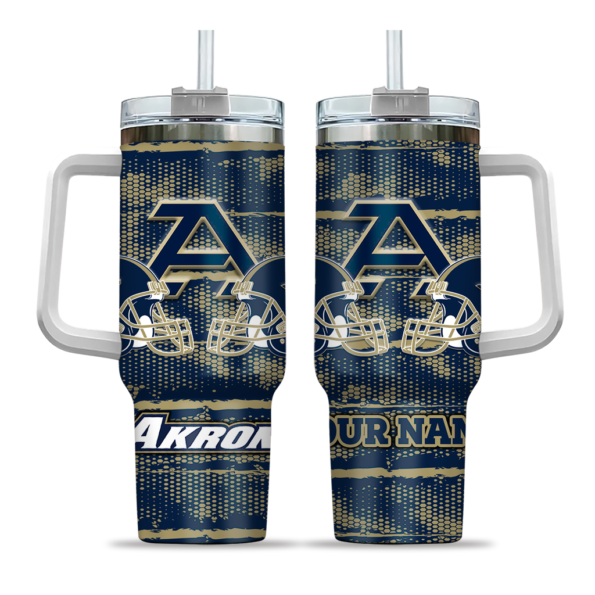 custom akron zips honey streaks blue curved tumbler best selling.webp