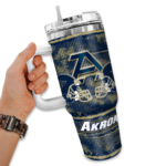 custom akron zips honey streaks blue curved tumbler best selling.webp