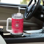 custom alabama crimson tide geometric prism crimson curved tumbler best selling.webp