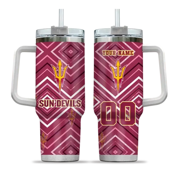 custom arizona state sun devils bold diamonds maroon curved tumbler best selling.webp