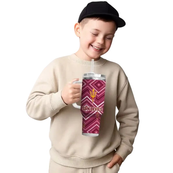 custom arizona state sun devils bold diamonds maroon curved tumbler latest model.webp