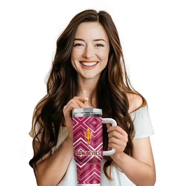 custom arizona state sun devils bold diamonds maroon curved tumbler premium grade.webp