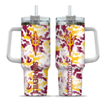 custom arizona state sun devils camo mashup maroon white curved tumbler best selling.webp