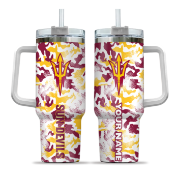 custom arizona state sun devils camo mashup maroon white curved tumbler best selling.webp