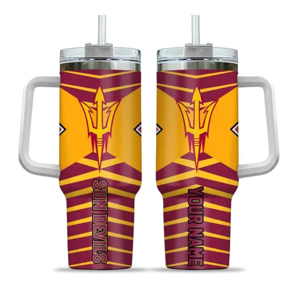 custom arizona state sun devils chevron layers maroon curved tumbler best selling.webp