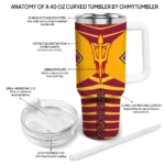 custom arizona state sun devils chevron layers maroon curved tumbler best selling.webp
