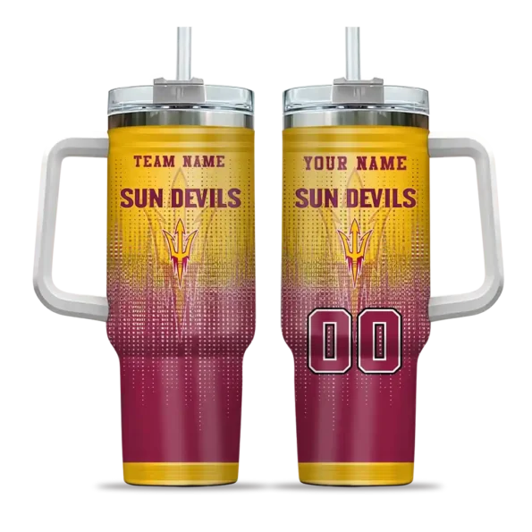 custom arizona state sun devils gradient dots maroon curved tumbler best selling.webp