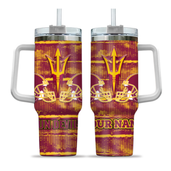 custom arizona state sun devils honey streaks maroon curved tumbler best selling.webp