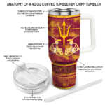 custom arizona state sun devils honey streaks maroon curved tumbler best selling.webp