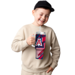 custom arizona wildcats arrow burst red curved tumbler best selling.webp