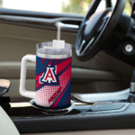 custom arizona wildcats arrow burst red curved tumbler best selling.webp