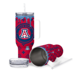 custom arizona wildcats bullseye drips red curved tumbler best selling.webp