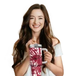 custom arkansas razorbacks burst swirl red curved tumbler best selling.webp