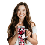 custom arkansas state red wolves camo mashup scarlet white curved tumbler best selling.webp