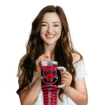 custom arkansas state red wolves chevron layers scarlet curved tumbler best selling.webp