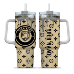 custom army black knights bullseye drips gold curved tumbler best selling.webp