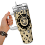 custom army black knights bullseye drips gold curved tumbler best selling.webp