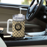custom army black knights bullseye drips gold curved tumbler best selling.webp