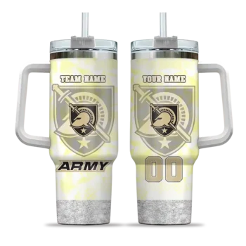 custom army black knights geometric prism gold curved tumbler best selling.webp