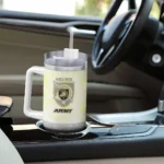 custom army black knights geometric prism gold curved tumbler best selling.webp