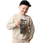 custom army black knights leopard zipper gold curved tumbler best selling.webp