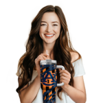 custom auburn tigers claw cut navy blue black curved tumbler best selling.webp