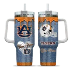 custom auburn tigers heart helmet motif navy blue curved tumbler best selling.webp