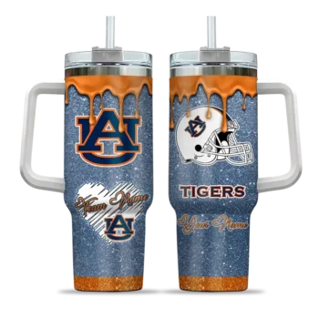 custom auburn tigers heart helmet motif navy blue curved tumbler best selling.webp