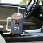 custom auburn tigers heart helmet motif navy blue curved tumbler best selling.webp