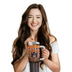 custom auburn tigers hex texture navy blue curved tumbler best selling.webp