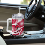 custom ball state cardinals abstract paths red curved tumbler best selling.webp