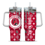 custom ball state cardinals bullseye drips red curved tumbler best selling.webp