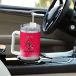 custom ball state cardinals geometric prism red curved tumbler best selling.webp