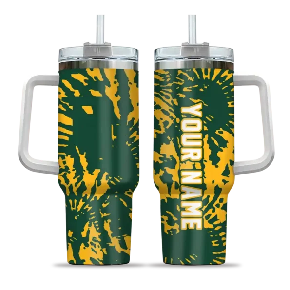 custom baylor bears burst swirl green curved tumbler best selling.webp
