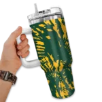 custom baylor bears burst swirl green curved tumbler best selling.webp