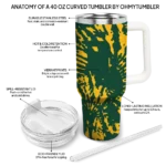 custom baylor bears burst swirl green curved tumbler best selling.webp