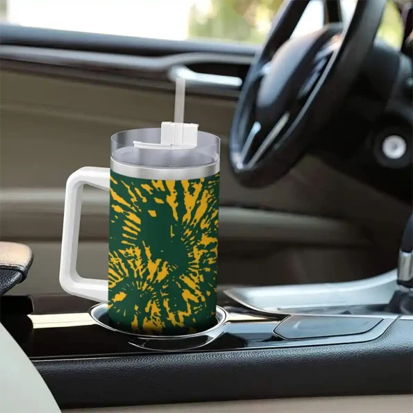 custom baylor bears burst swirl green curved tumbler trendy.webp