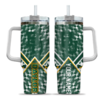 custom baylor bears chevron angle green curved tumbler best selling.webp