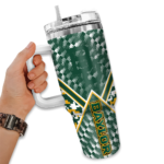 custom baylor bears chevron angle green curved tumbler best selling.webp