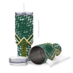 custom baylor bears chevron angle green curved tumbler best selling.webp