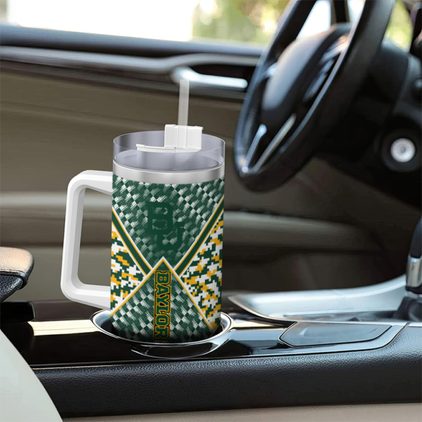 custom baylor bears chevron angle green curved tumbler trendy.webp