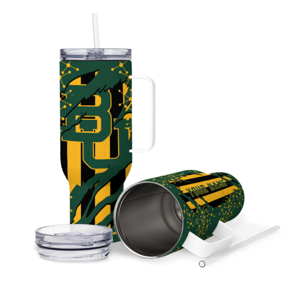 custom baylor bears claw cut green black curved tumbler high quality.webp