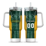 custom baylor bears hexagon armor green curved tumbler best selling.webp